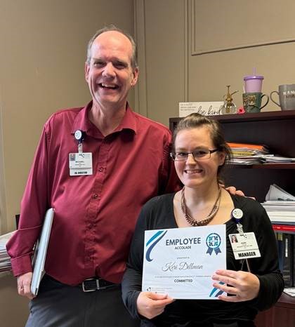 Keri champion with certificate