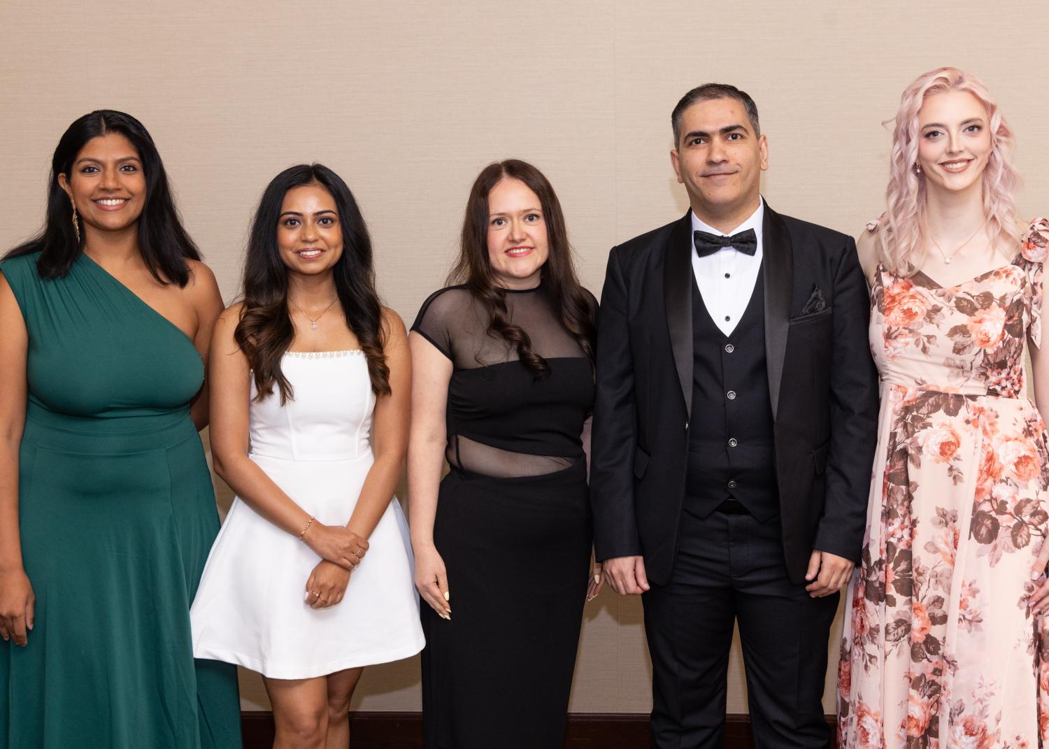 2026 Graduates: Drs. Nair, Patel, Escudero Mendez, Alzubaidee, and Rupert