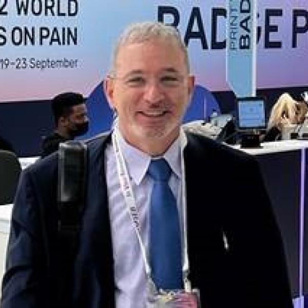 Dr. Souza at the annual IASP 2022 World Congress on Pain