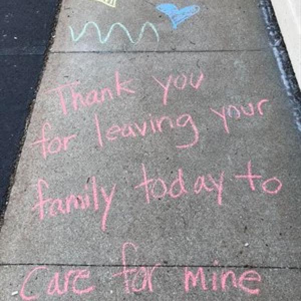 chalk message