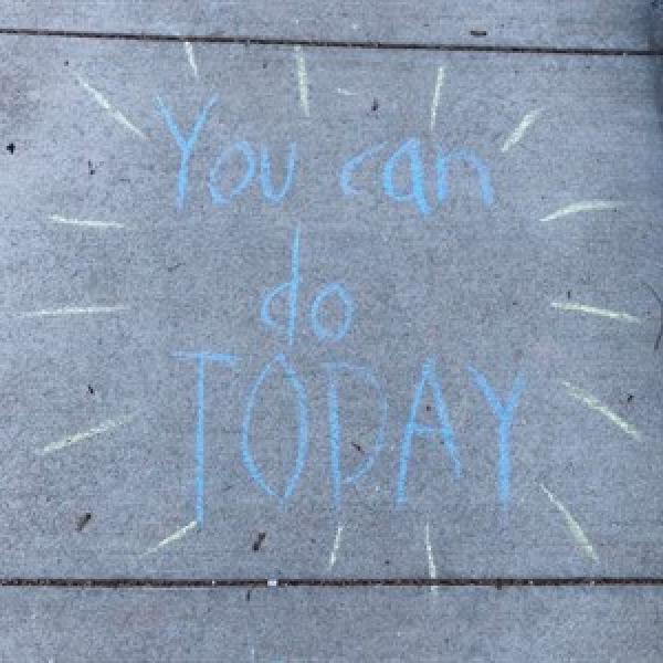 chalk message