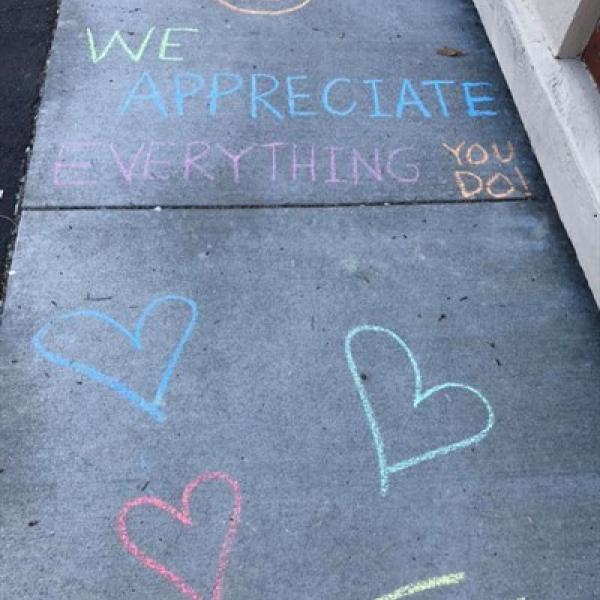 chalk message