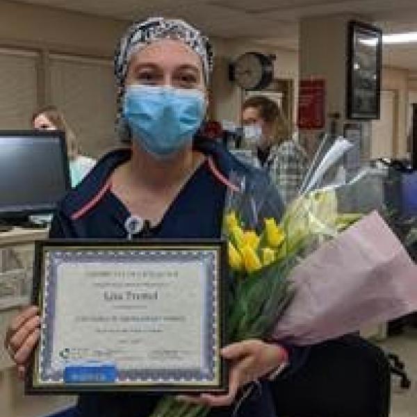 Cameos of Caring Winner - Lisa Trettel, Emergency Dept.