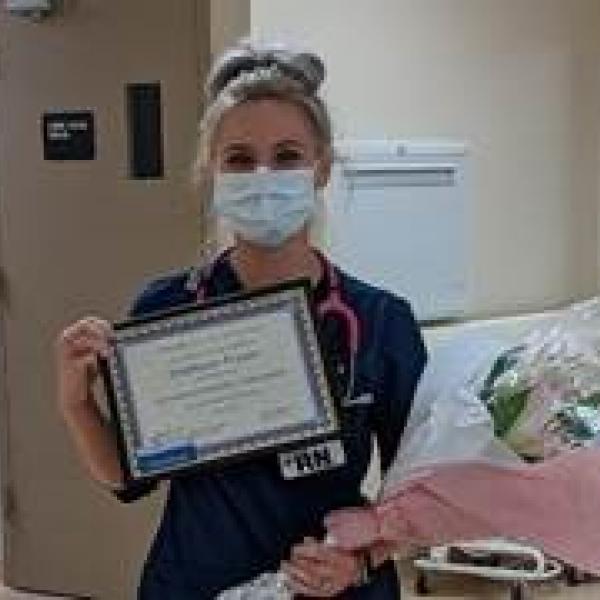 Nursing Excellence Winner – Stephanie Frazier, 3 West