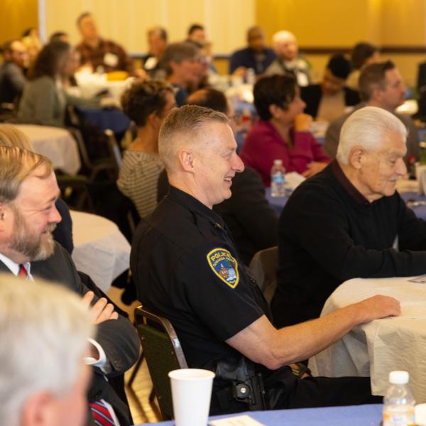 Chief Jack Davis attends Community Business Breakfast